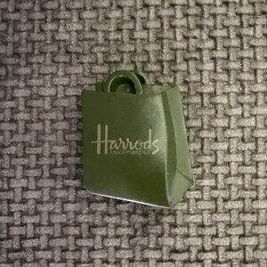 Harrods London Green Shopping Bag 3D Fridge Magnet Knightsbridge Souvenir Gift